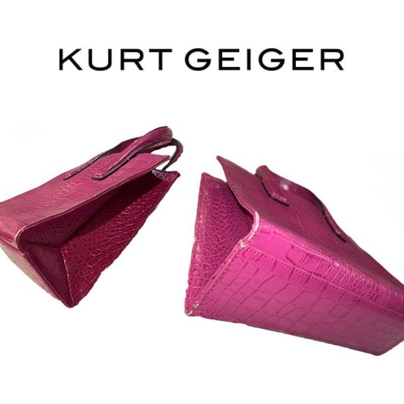 Kurt Geiger London Embossed Lesther Mini Tote Handbag - Picture 4 of 4